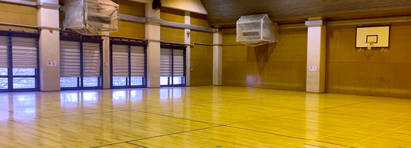渋谷区スポーツセンターの小体育室内観