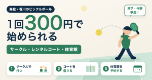 高松・香川のピックルボールまとめ アイキャッチ