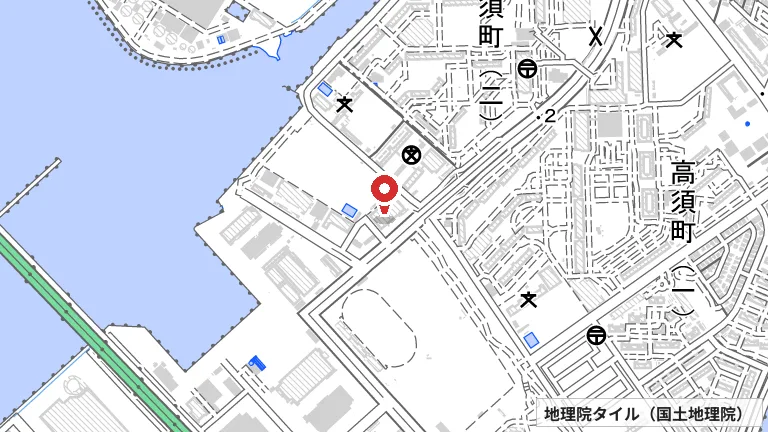 テニス＆バドミントンスクール・ノア 西宮校の所在地の地図（出典: 地理院タイル／国土地理院）